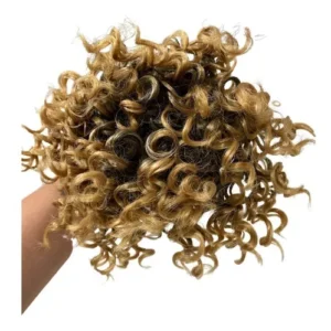 Puff Lindo Aplique Ombre Mel Cacheado Coque Afro