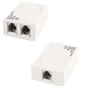 Filtro De Linha Duplo Splitter Telefonica Adsl Internet Telefone Modem Ts-98sp